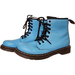 Dr. Martens Delaney Kids Boots Blue Size 3